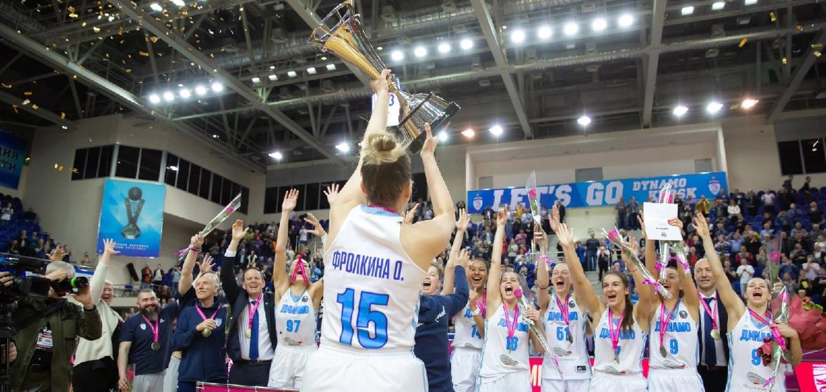 Курское «Динамо» впервые в своей истории стало чемпионом женской Премьер-лиги!